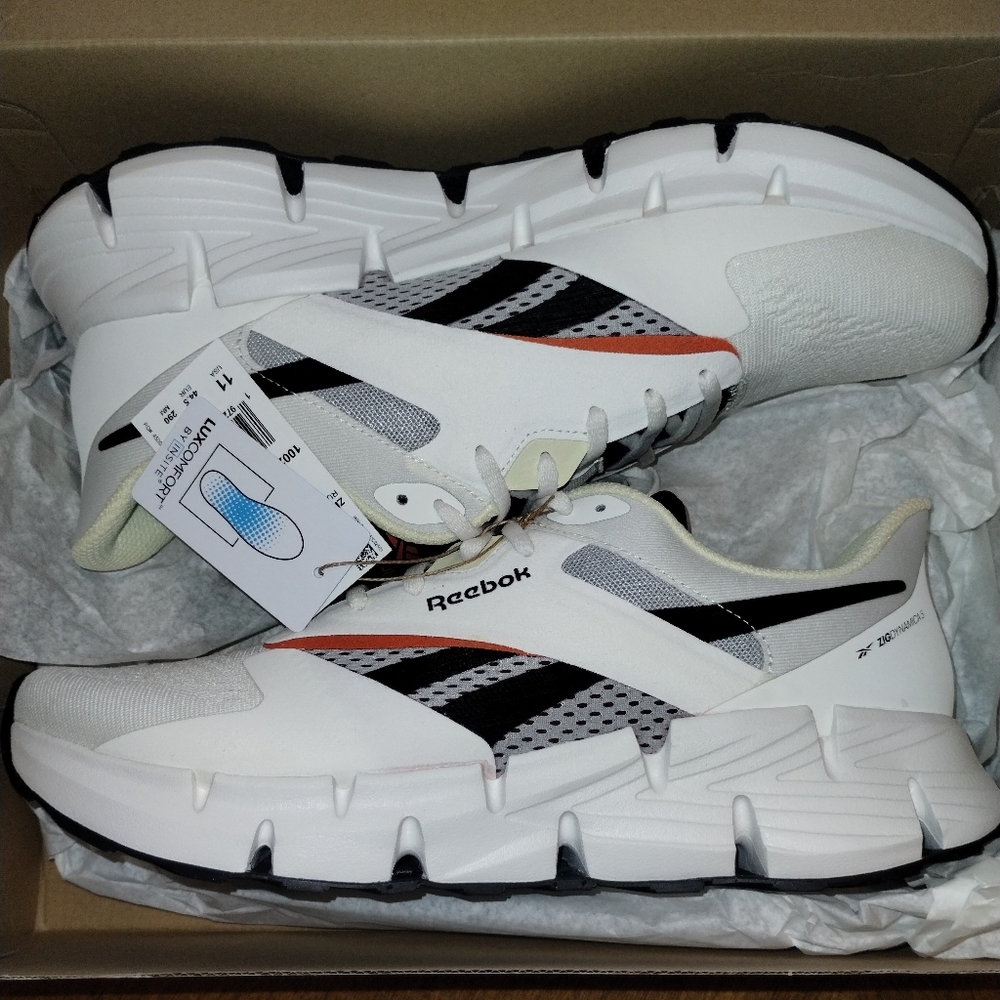 Men's Reebok Zig Dynamica Unisex Running Size 11 Neutral Shoe - Picture 4 of 8